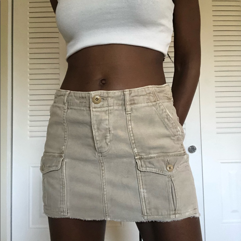 Y2K Cargo Mini Skirt by American Eagle Outfitters